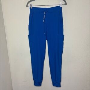 Med Couture Women's Blue Scrub Pants Size XS Royal Blue